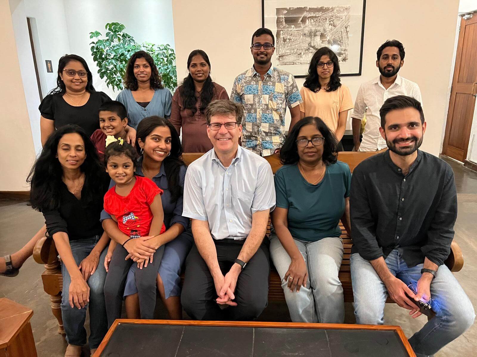 Dinner outing with the team