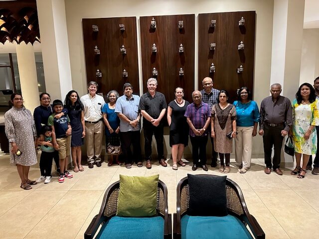 Dinner outing with the team