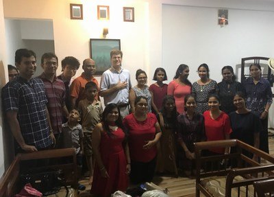 Dinner outing with the team