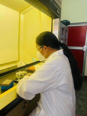 Covid PCR testing at the Department of Microbiology
