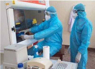 Covid PCR testing at the Department of Microbiology