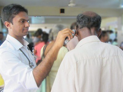 Collecting samples and data by the Research Assistants