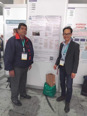 Dr. W. De Zoysa's poster presentation on Groundbreaking Research on Electronic Clinical Decision Support Tools at ESCMID Global 2024