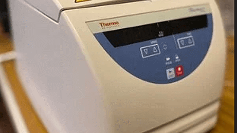 Donated micro centrifuge and refrigerated micro centrifuge by DGHI