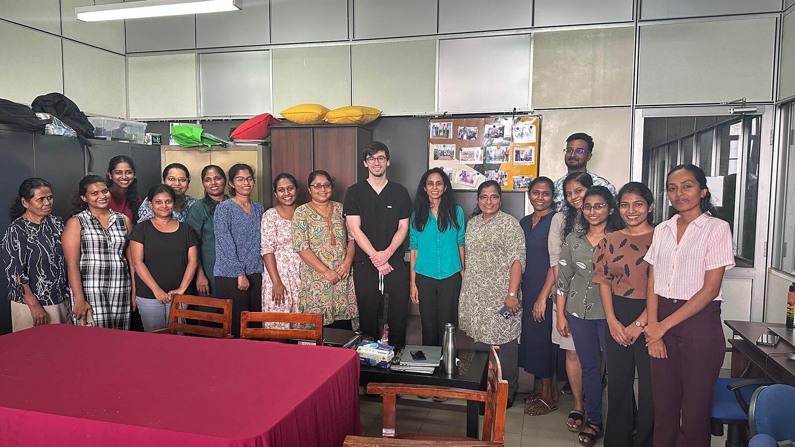 Visit of Duke MD Candidate Zachary Weishampel to the Duke–Ruhuna Collaborative Research Centre