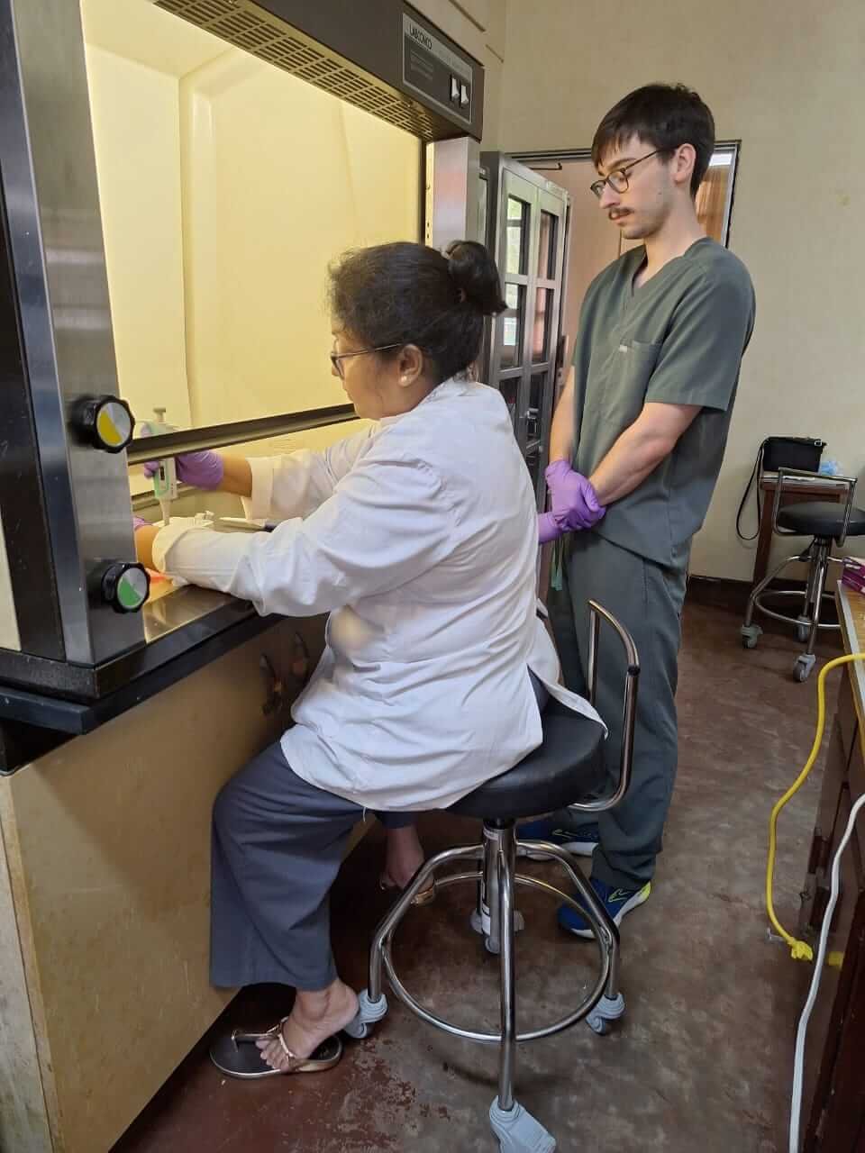 Visit of Duke MD Candidate Zachary Weishampel to the Duke–Ruhuna Collaborative Research Centre image 1